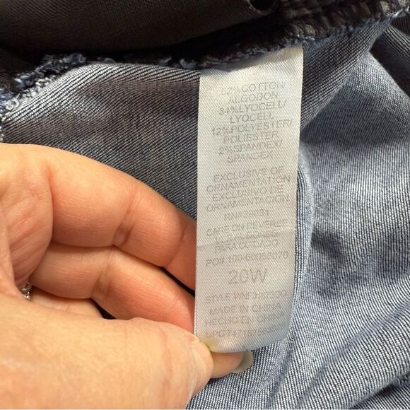 Democracy Ab Technology Denim Jeans Blue Sz 20W - Picture 8 of 10